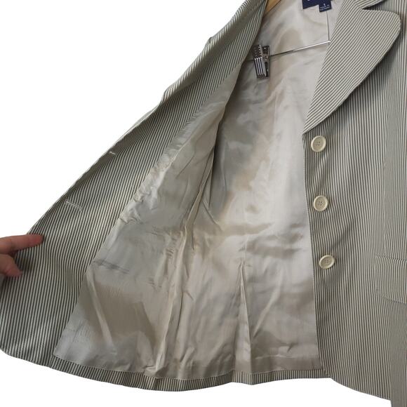 Evan Picone Women's 2pc Pant Suit Set Sz 6 Loden Ivor Office Corpcore NWT - Picture 6 of 16